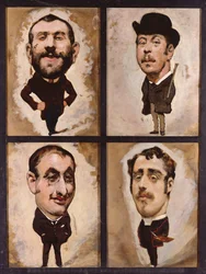 Four Caricatures